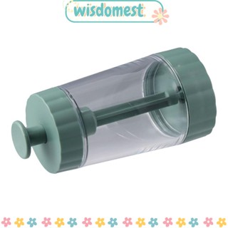 WISDOMEST เครื่องจ่ายเครื่องเทศ เกลือ พริกไทย แบบพลาสติกร้อน สําหรับครัวเรือน