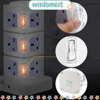 WISDOMEST อะแดปเตอร์ซ็อกเก็ตพาวเวอร์ซัพพลาย 4 พอร์ต USB สําหรับบ้าน ห้องครัว