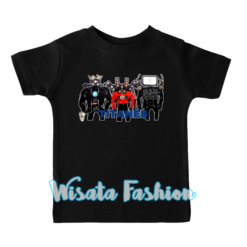 CAMERAMAN BOSS และ SPEAKERMAN BOSS SKIBIDI TOILET TVMAN CHILDRENS เสื้อยืด