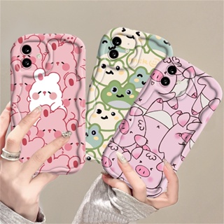 เคสโทรศัพท์มือถือ TPU แบบนิ่ม ลายกบ และลูกหมู 3D สําหรับ Infinix Hot 30i Note 12 G96 Hot 12 Play 11 Play 9 Play 10 Play Smart 5 Smart 6 Smart 7 Hot 20S