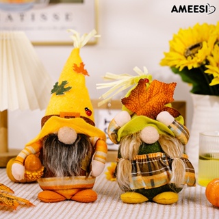 Ameesi ถาดตุ๊กตาโนม ใบเมเปิ้ล เอลฟ์ คนแคระ แฮนด์เมด เหมาะกับฤดูใบไม้ร่วง สําหรับตกแต่งบ้าน ห้องครัว และบาร์