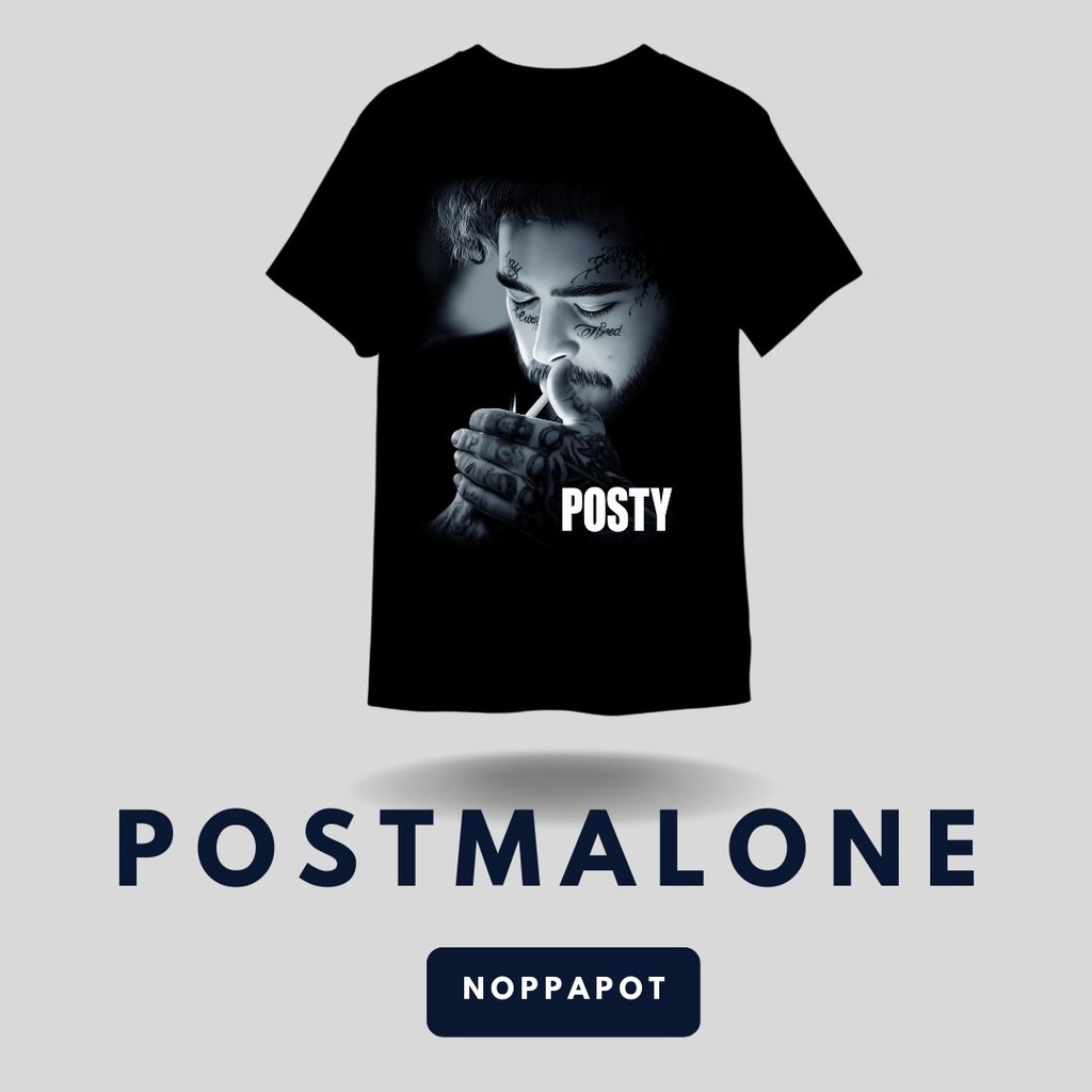 เสื้อยืด*วินเทจ*สกรีนลายPOST MALONE เสื้อยืดเนื้อผ้าcotton100% ผ้านิ่มใส่สบาย ลายสกรีนสวยคมชัด สินค้าพร้อมจัดส่ง