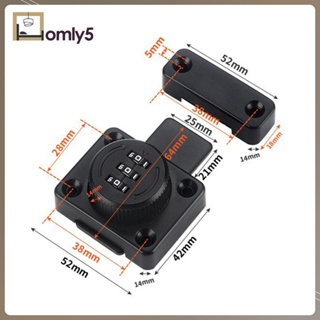 [Homyl5] อุปกรณ์ล็อคลิ้นชัก แบบใส่รหัสผ่าน พร้อมสกรู 3 หลัก