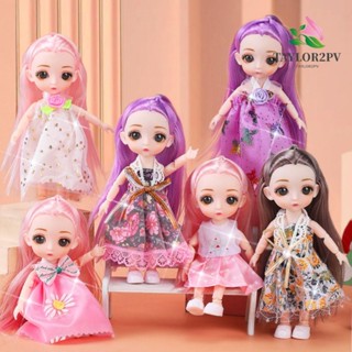 Taylor2pv โมเดลตุ๊กตาเจ้าหญิง Molly Girls Doll Mini สเกล 1/12 16 ซม. ของเล่นสําหรับเด็ก