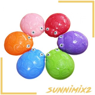 [Sunnimix2] หินสเต็ปปิ้ง ของเล่นเสริมสร้างประสาทสัมผัส สําหรับเด็กวัยหัดเดิน 6 ชิ้น