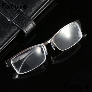 Future แว่นตาสายตาสั้น กรอบโลหะ ทรงสี่เหลี่ยม ค่าสายตา 0~600 สําหรับอ่านหนังสือ ผู้หญิง ผู้ชาย