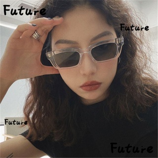 Future แว่นตากันแดด ทรงสี่เหลี่ยมผืนผ้า กรอบสี่เหลี่ยมผืนผ้า ป้องกัน UV400 สําหรับผู้หญิง