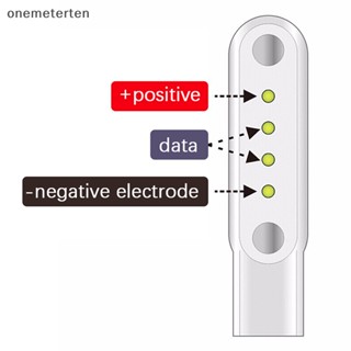 Rten สายชาร์จแม่เหล็ก USB 2 Pin สีดํา สีขาว สําหรับสมาร์ทวอทช์