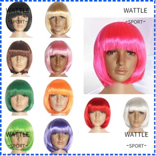 Wattle วิกผมบ๊อบ 14 สี สําหรับปาร์ตี้ฮาโลวีน