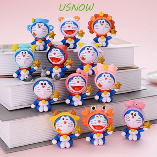 Usnow โมเดลฟิกเกอร์ PVC รูปการ์ตูนโดราเอมอน ของเล่นสําหรับเด็ก