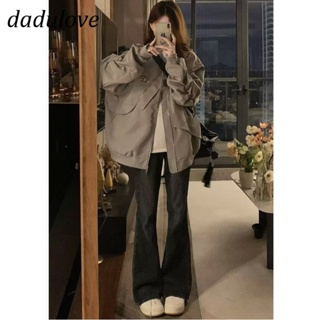 DaDulove💕 New American Ins High Street Retro Micro-flare Jeans Niche High Waist Wide Leg Pants plus Size Trousers