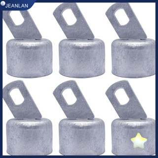 Jeanlan จุกปิดปลายท่อโซ่ ทรงกลม 1-5/8 นิ้ว 42 มม. 6 ชิ้น