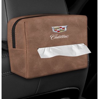 XT5 XT6 CT5 CT6 car seat back-mounted drawer box armrest box Alcantara material zipper storage box