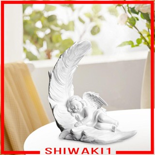 [Shiwaki1] ฟิกเกอร์ รูปปั้นเชอรับ สีขาว สําหรับโต๊ะทํางาน ชั้นวางหนังสือ
