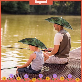 ♪Bagood♪พร้อมส่ง หมวกร่ม พับได้ 55 ซม. สําหรับตกปลา เดินป่า ตั้งแคมป์ ตกปลา กอล์ฟ เดินป่า