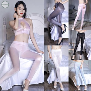 GORGEOUS~Trousers Transparent Party Pencil Skinny Womens See-Through Ultra Thin