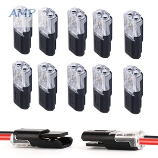 ⚡NEW 9⚡Efficient Installation 10x Pluggable Wire Connectors 2 Pin Quick Splice Terminal