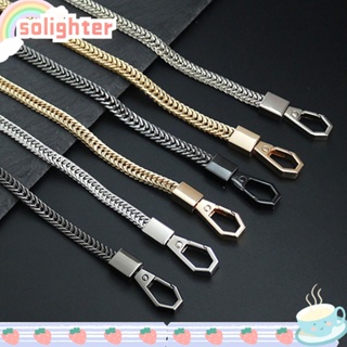 Solighter สายโซ่โลหะอัลลอย 7 มม. สําหรับกระเป๋าถือ DIY