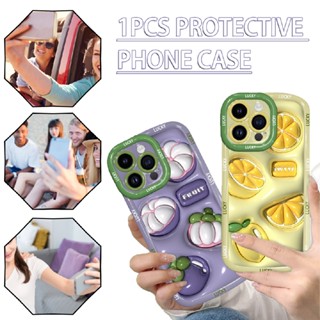 Lemon Mangosteen Phone Case Protective Case for iPhone 12/13/14/Pro/Plus/ProMax