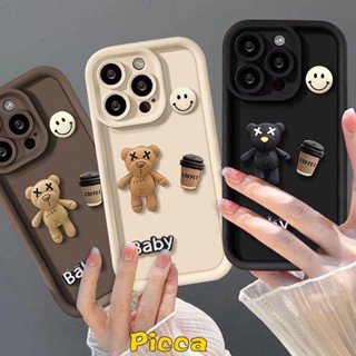 เคสโทรศัพท์มือถือ ลายการ์ตูนหมี 3D หรูหรา สําหรับ OPPO A77s A17 A15 A17K A57 A95 A96 A12 A5s A58 A78 A76 A16 A54 A7 A3s A53 A15s A1k A55 A16s A74 A52 A31 A9 A16K A54s A16E