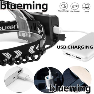 Blueming2 XHP90 ไฟหน้า ไฟส่องสว่าง ซูมได้ P90 ชาร์จ USB สําหรับวิ่งกลางแจ้ง