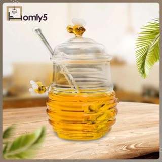 [Homyl5] กระปุกใส่น้ําผึ้ง แบบใส สําหรับบ้าน ออฟฟิศ