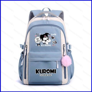 Gp1 Sanrio Kuromi กระเป๋าเป้สะพายหลัง ความจุขนาดใหญ่ กันน้ํา ระบายอากาศ พิมพ์ลายแฟชั่น สําหรับผู้หญิง ผู้ชาย PG1