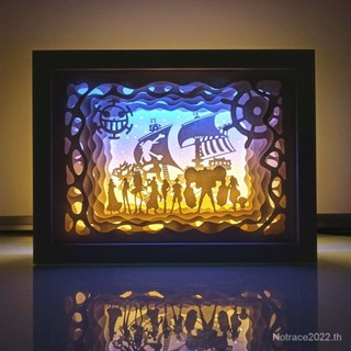 ★One Piece★กล่องกระดาษแกะสลัก รูปลูฟี่ สามมิติ แฮนด์เมด DIY