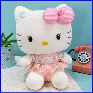 SANRIO Gp1 หมอนตุ๊กตานุ่ม รูปการ์ตูน Hello Kitty สีชมพู สําหรับตกแต่งบ้าน PG1