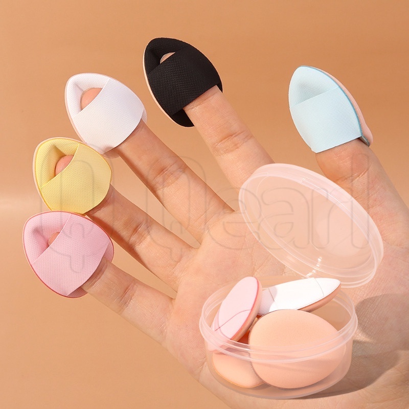 พัฟฟองน้ํา รูปนิ้วหัวแม่มือ ขนาดเล็ก สําหรับแต่งหน้า 1 ชิ้น YUE