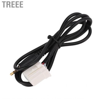 Treee Car  Input Cable Clear  AUX Audio Adapter for MP3 MP4 Mobile Phone