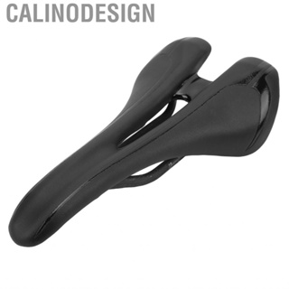 Calinodesign Carbon Fiber Bike Saddle Mountain Cycling PU Leather Hollow CushionB