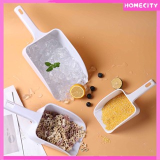 [Ready] [Ready] 1/3 Pcs Measuring Scoops Plastic Scoops Ice Cream Tea Coffee Scoop Small Grains Shovel Flour Candy Dessert Multifunctional Clear Ice Tray Shovel