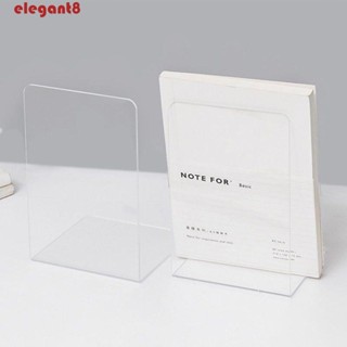 Elegant ชั้นวางหนังสือ แบบใส อุปกรณ์เสริม สําหรับตั้งโต๊ะ