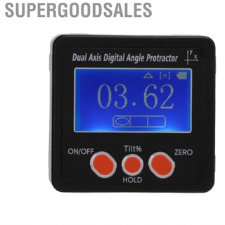 Supergoodsales Inclinometer Magnetic Level Angle Gauge Dual Axes Digitial Protractor Kit