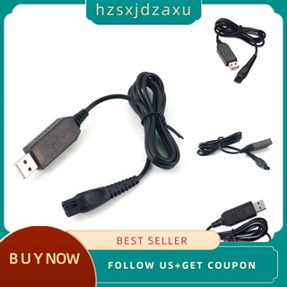 【hzsxjdzaxu】สายชาร์จ Usb สีดํา HQ8505 สําหรับเครื่องโกนหนวด Philips Phillip Razor 7120 7140 7160 7165 7141 7240 786 1 ชิ้น