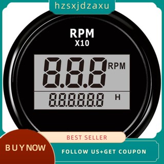 【hzsxjdzaxu】มาตรวัดรอบเครื่องยนต์ดิจิทัล Led สําหรับเรือ RV RPM