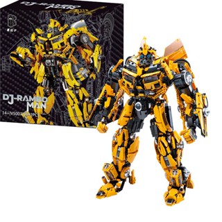 [Toy] V5007k box new Bumblebee Transformers compatible Lego building block model large collection and assembling toy