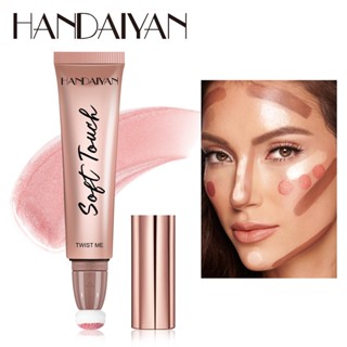 Spot# handaiyan Han Daiyan cross-border cosmetic pen natural Ruddy highlight brightening fine flash matte 6 color blush new 8jj