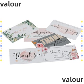 Valour ป้ายฉลาก Thank You For Your Order ขนาดเล็ก ลายดอกไม้ สําหรับตกแต่งบ้าน