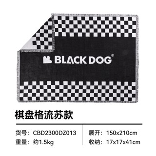 Black Dog Outdoor 150x210cm Moisture-Proof Mat Camping Thickened Picnic Mat Shawl Blanket Shawl Portable Lawn Floor Mat Tablecloth