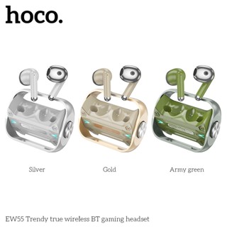 Hoco EW55 หูฟังบลูทูธ TWS 5.3 เคสหมุนได้ 360 องศา fidget เท่ไม่ซ้ำใคร มีไฟ LED ใช้ต่อเนื่อง 4 ชม. สแตนด์บาย 150 ชม. hc3