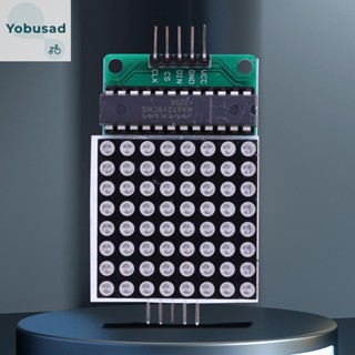 [Yobusad.th] Max7219 โมดูลควบคุมไฟ LED MCU เอาท์พุต 8x8 แคโทดทั่วไป