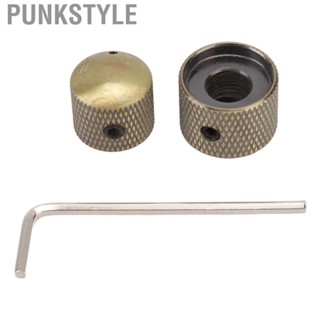 Punkstyle Potentiometer Knob Guitar Volume Bronze Universal for Bass