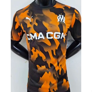 เสื้อเชิ้ต ลาย Marseille Two away Player คุณภาพสูง AAA+ 2324