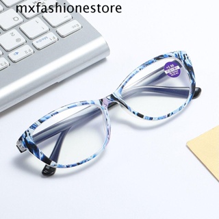 Mxfashione แว่นสายตายาว ผู้หญิง วิสัยทัศน์ ดูแลการขับขี่ อ่านหนังสือ แว่นขยาย ดอกไม้ สายตาสั้น