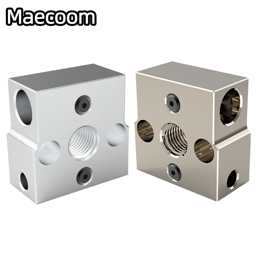 High Quality CR-6 SE Aluminum Metal Heater Block,Plated Copper Heatblock CR6 SE Silicone Sock For CR