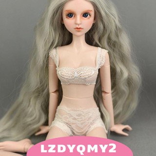 [Lzdyqmy2] ชุดชั้นใน ผ้าลูกไม้ สีขาว 1/4 สําหรับตุ๊กตา BJD