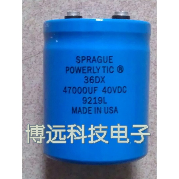 ✨ American Sprite SPRAGUE 36DX 40V 47000UF