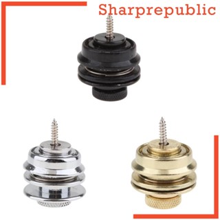 [Sharprepublic] หัวเข็มขัดล็อคสายคล้องกีตาร์ กันลื่น สีทอง DIY